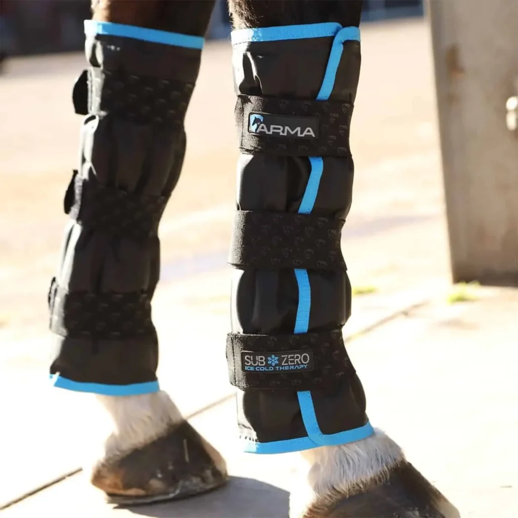 ARMA SubZero Ice Boots – Cryotherapy Gel Cooling Boots for Horse Leg Recovery