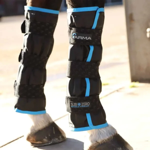 ARMA SubZero Ice Boots – Cryotherapy Gel Cooling Boots for Horse Leg Recovery