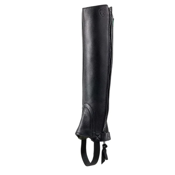 Ariat Breeze Half Chaps – Soft Washable Leather Riding Chaps with Full-Length Zipper