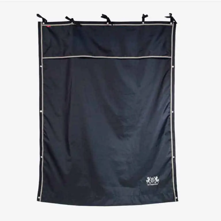 B Vertigo Cascada Box Curtain – Durable, Water-Repellent Stall Privacy Cover