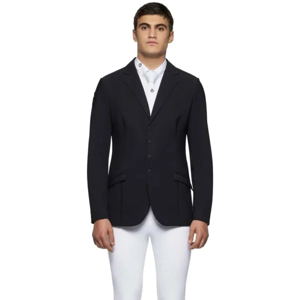 Cavalleria Toscana Men’s Lightweight Jersey Zip Riding Jacket – Breathable, Stretch & Competition-Ready