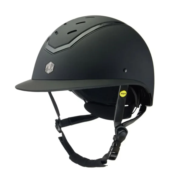 EQX Kylo MIPS Matte Wide Peak Helmet – Stylish, Lightweight & Safety Certified with Custom Fit Black