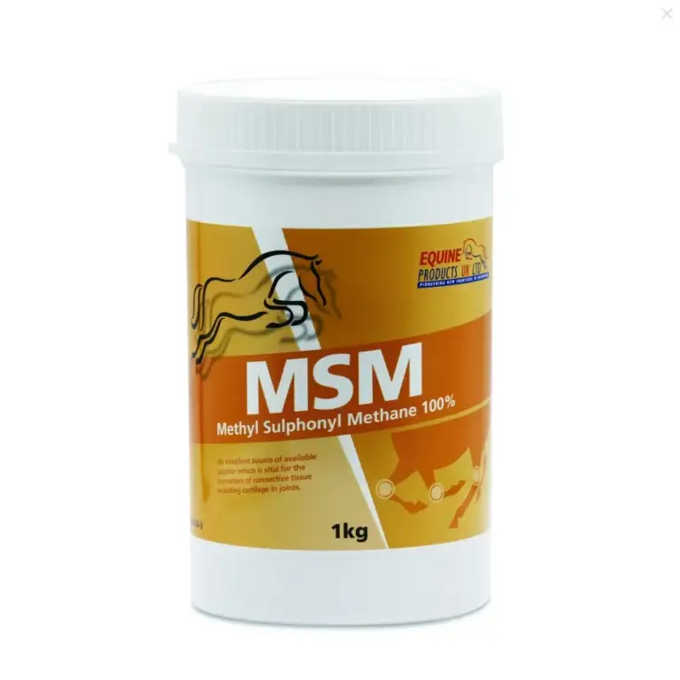 Equine MSM Powder – 100% Pure MSM for Joint, Hoof & Coat Support in Horses