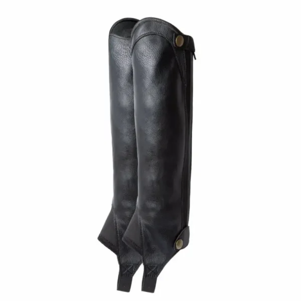 Horze Billie Teenage Synthetic Chaps – Affordable Tall Boot Look with Comfort & Flexibility