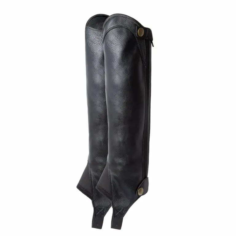 Horze Billie Teenage Synthetic Chaps – Affordable Tall Boot Look with Comfort & Flexibility