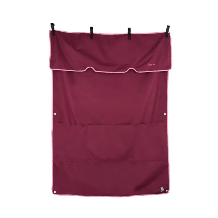 Horze Ella Box Curtain – Fun, Functional Stall Cover with Pockets & Easy Fastening
