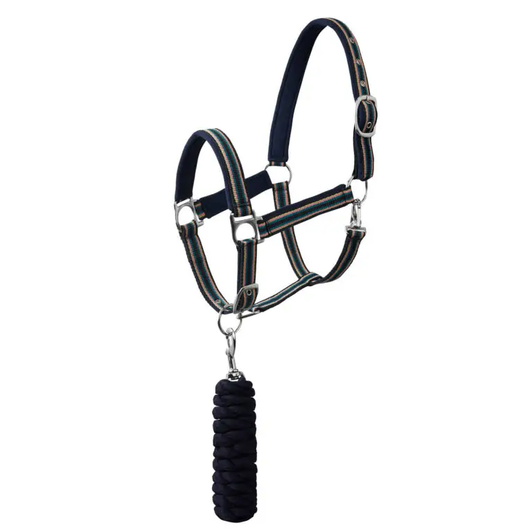 Horze Magic Carousel Pony Halter & Lead Set – Fleece Lined Adjustable Pony Halter with Matching Lead Rope