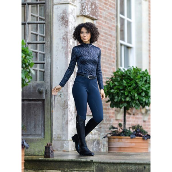 LeMieux Freya Pro Breeches – High Waist, Silicone Full Seat & Lurex Detail for Ultimate Comfort
