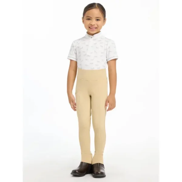 LeMieux Mini Pull On Tights – Lightweight, Sweat-Wicking & 4-Way Stretch for Kids