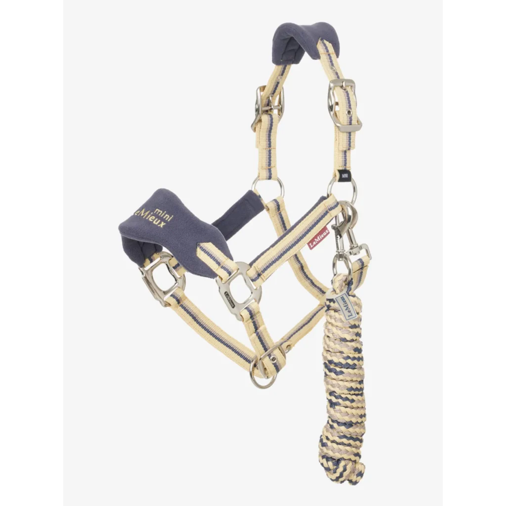 LeMieux Mini Vogue Pony Headcollar & Leadrope – Soft Fleece Padded Halter for 11.2hh–13hh Ponies