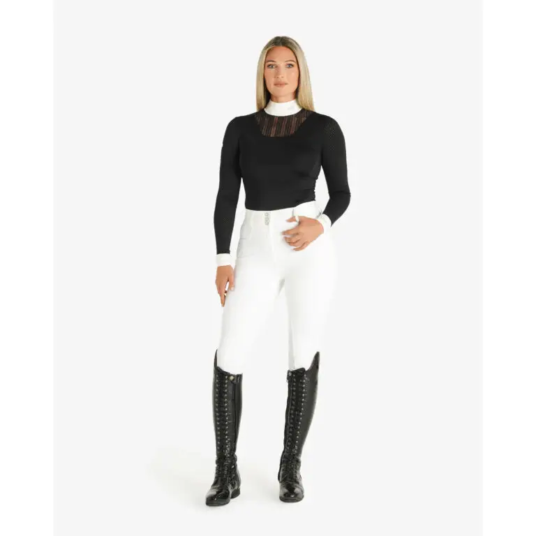 Moa Mae Women’s Competition Franzi FG Breeches – Tailored Fit, Full Grip & Elegant Performance Design