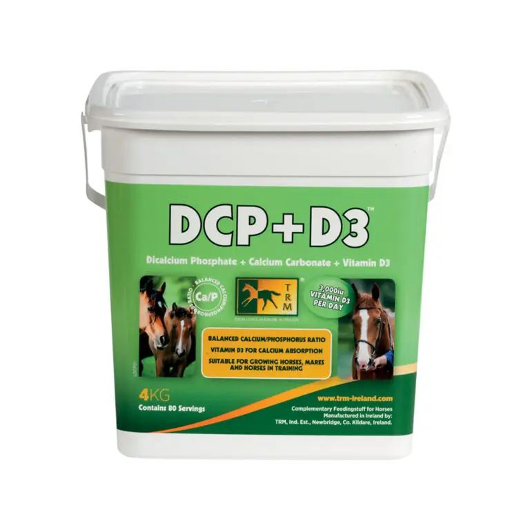 TRM DCP + D3 – Balanced Calcium, Phosphorus & Vitamin D3 Supplement for Horses