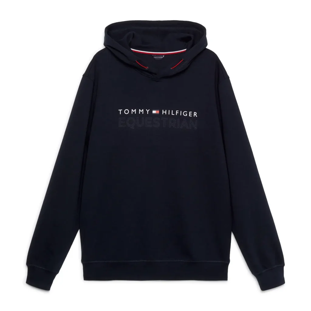 Tommy Hilfiger LONDON Men’s Hoodie – Equestrian-Inspired, Stretch Fit & UV Protection