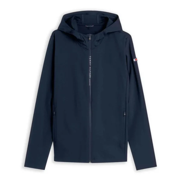 Tommy Hilfiger Windbreaker Jacket – Lightweight, Waterproof & Windproof with Signature Branding
