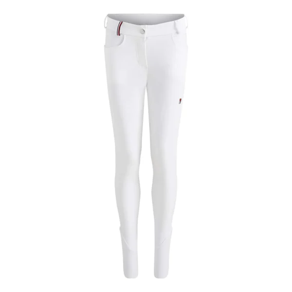 Tommy Hilfiger Women’s Classic Full Grip White Breeches – Timeless Style & All-Season Performance