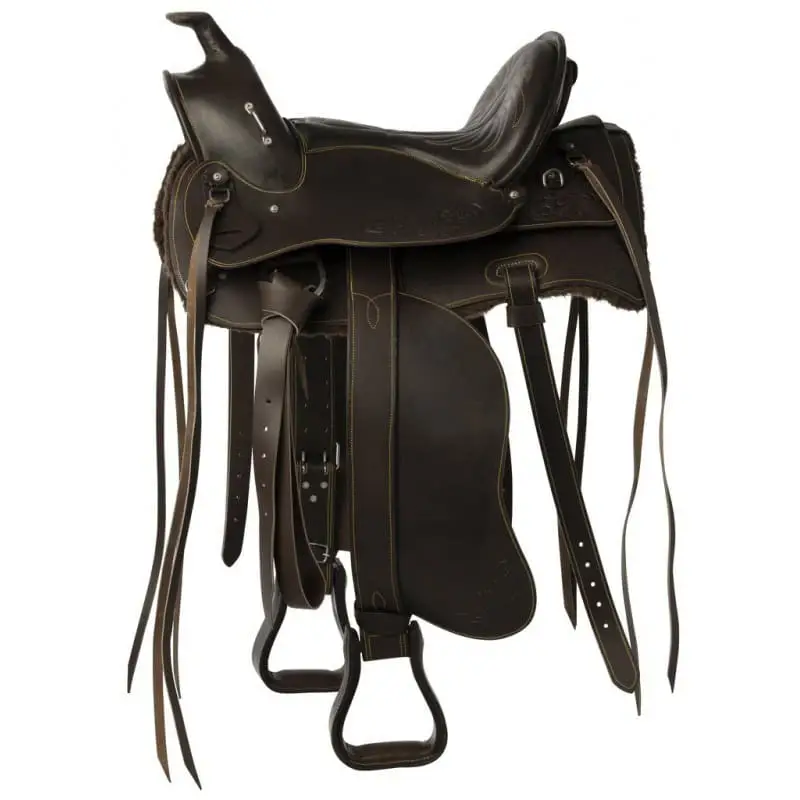 WestRide Sante Fe Western Saddle – Mexican-Style Buffalo Leather Saddle with Premium Comfort